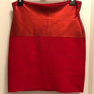 A/X Armani Exchange bandage mini skirt.